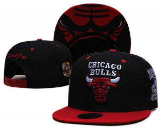 NBA Chicago Bulls Mitchell & Ness Black Red 72 Wins Greatest Team Ever Snapback Hat 2262