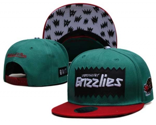 NBA Memphis Grizzlies Mitchell & Ness X BAIT STA3 WOOL Teal Red Snapback Hat 2007