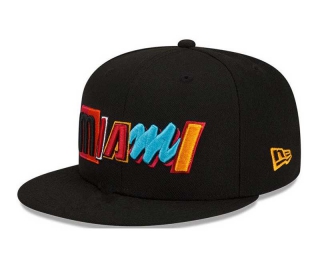 NBA Miami Heat New Era Black City Edition 9FIFTY Snapback Hat 2033