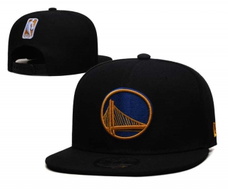 NBA Golden State Warriors New Era Black 9FIFTY Snapback Hat 6038