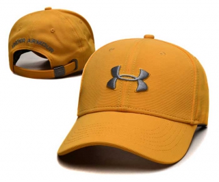 Wholesale Under Armour Curved Brim Baseball Adjustable Hat Gold 2020