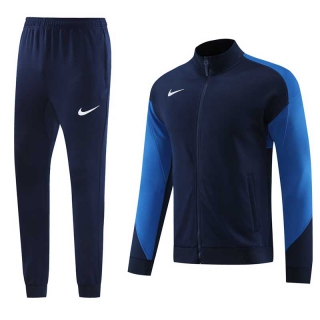 Men's Nike Athletic Full Zip Jacket Sweatsuits Navy Royal