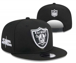 NFL Las Vegas Raiders New Era Black 2024 NFL Draft 9FIFTY Snapback Hat 3071