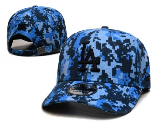 MLB Los Angeles Dodgers New Era Blue Camo Low Brim 9FORTY Adjustable Hat 2286
