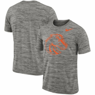 NCAA Nike Boise State Broncos Charcoal 2018 Player Travel Legend Performance T-Shirt