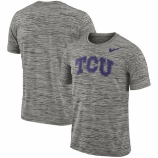 NCAA Nike TCU Horned Frogs Charcoal 2018 Player Travel Legend Performance T-Shirt