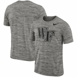 NCAA Nike Wake Forest Demon Deacons Charcoal 2018 Player Travel Legend Performance T-Shirt