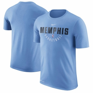 Men's Memphis Grizzlies Blue Nike Practice Performance T-Shirt