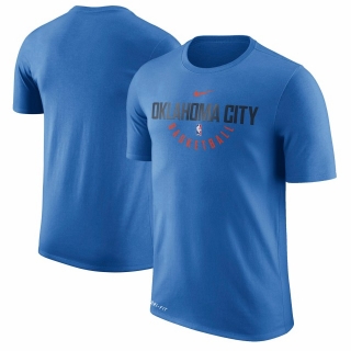 Men's Oklahoma City Thunder Nike Practice Performance T-Shirt – Blue