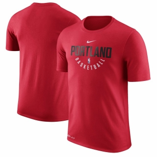 Men's Portland Trail Blazers Nike Practice Performance T-Shirt – Red