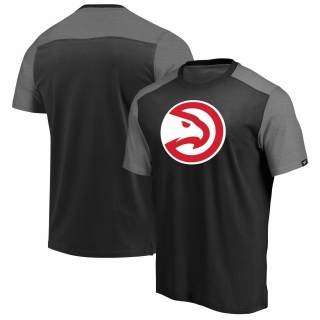 Men's NBA Atlanta Hawks Fanatics Branded Iconic Blocked T-Shirt – BlackHeathered Gray