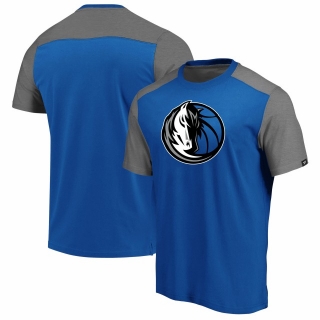 Men's NBA Dallas Mavericks Fanatics Branded Iconic Blocked T-Shirt – RoyalHeathered Gray