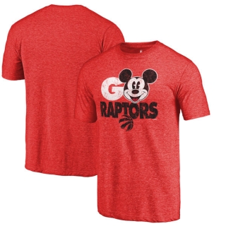 Men's NBA Fanatics Branded Toronto Raptors Red Disney Rally Cry Tri-Blend T-Shirt