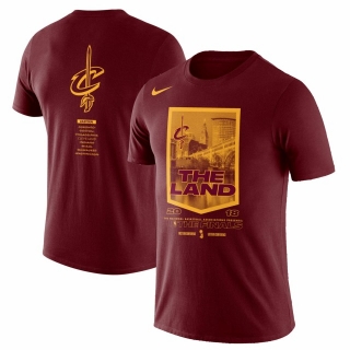 Men's Cleveland Cavaliers Nike 2018 NBA Finals Bound City DNA Cotton Performance T-Shirt – Red