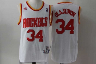 Wholesale NBA HOU Olajuwon Adidas Retro Jerseys (6)