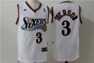 Wholesale NBA Philadelphia 76ers Iverson Adidas Retro Jerseys (5)