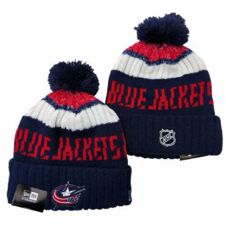 Wholesale NHL Columbus Blue Jackets Knit Beanie Hat 3001