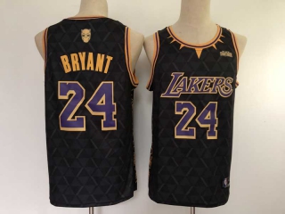 Men's Los Angeles Lakers Kobe Bryant X Black Panther Limiter Jersey