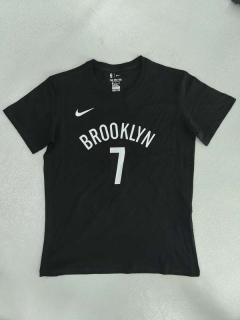 Men's NBA Brooklyn Nets Kevin Durant 2022 Black T-Shirts (1)