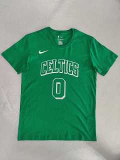 Men's NBA Boston Celtics Jayson Tatum 2022 Green T-Shirts (1)