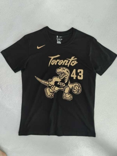 Men's NBA Toronto Raptors Pascal Siakam 2022 Black T-Shirts (1)