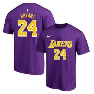 Men's NBA Los Angeles Lakers Kobe Bryant 2022 Purple T-Shirts (1)