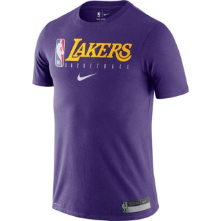 Men's NBA Los Angeles Lakers 2022 Purple T-Shirts (12)