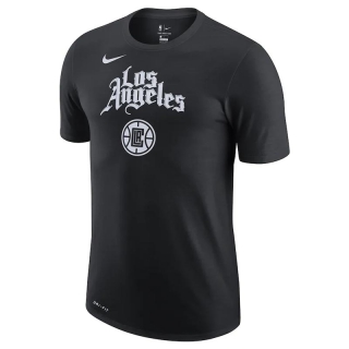 Men's NBA Los Angeles Clippers 2022 Nike Black T-Shirts (3)
