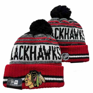 Wholesale NHL Chicago Blackhawks New Era Knit Beanie Hat 3009