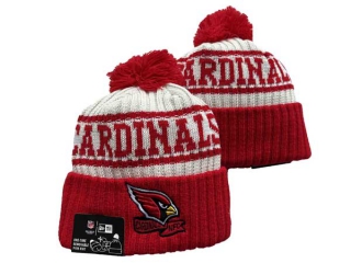 NFL Arizona Cardinals New Era Cream Red 2022 Sideline Beanies Knit Hat 3033
