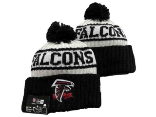 NFL Atlanta Falcons New Era Cream Black 2022 Sideline Beanies Knit Hat 3040