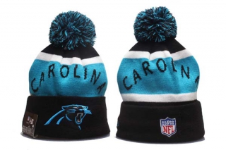 NFL Carolina Panthers New Era Black Blue Knit Beanie Hat 5010
