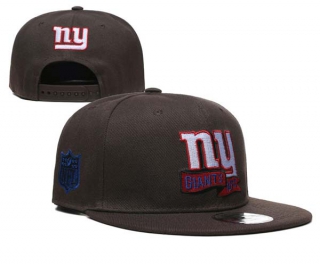 NFL New York Giants New Era 2022 Sideline Brown 9FIFTY Snapback Hat 6010