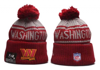 NFL Washington Commanders New Era Graphite Red 2022 Sideline Beanies Knit Hat 5011