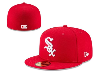 MLB Chicago White Sox Red New Era 59FIFTY Fitted Hat 0504