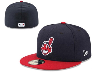 MLB Cleveland Guardians Navy Red New Era 59FIFTY Fitted Hat 0501