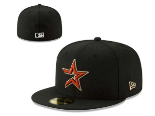MLB Houston Astros Black New Era 59FIFTY Fitted Hat 0501
