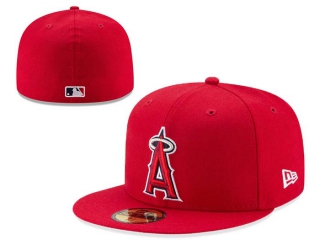 MLB Los Angeles Angels Red New Era 59FIFTY Fitted Hat 0501