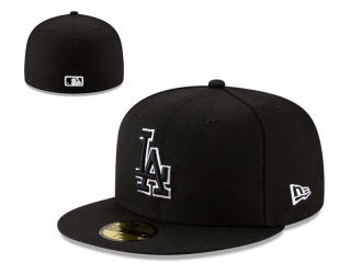 MLB Los Angeles Dodgers Black New Era 59FIFTY Fitted Hat 0503