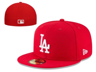 MLB Los Angeles Dodgers Red New Era 59FIFTY Fitted Hat 0506