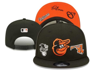 MLB Baltimore Orioles New Era Black Identity 9FIFTY Snapback Hat 3011