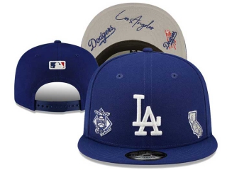 MLB Los Angeles Dodgers New Era Royal Identity 9FIFTY Snapback Hat 3019