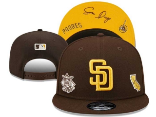 MLB San Diego Padres New Era Brown Identity 9FIFTY Snapback Hat 3012