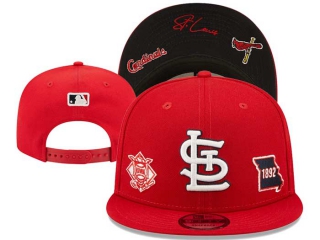 MLB St. Louis Cardinals New Era Red Identity 9FIFTY Snapback Hat 3017