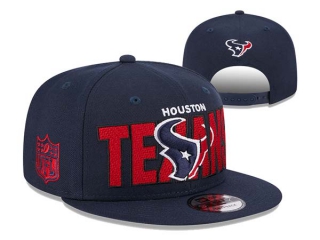 NFL Houston Texans New Era Navy 2023 NFL Draft 9FIFTY Snapback Hat 3012
