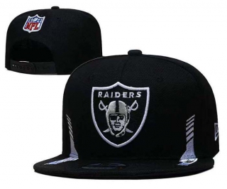 NFL Las Vegas Raiders New Era Black 9FIFTY Snapback Hat 2078