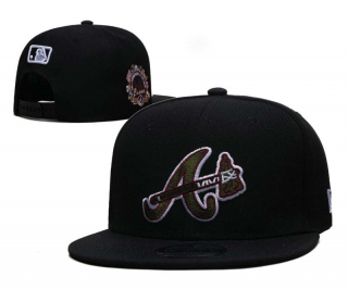 MLB Atlanta Braves New Era Black Botanical 9FIFTY Snapback Hat 6020