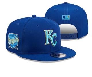 Kansas City Royals New Era Royal 2023 MLB Father's Day On-Field 9FIFTY Snapback Hat 3005