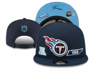 NFL Tennessee Titans New Era Navy Identity 9FIFTY Snapback Hat 3016