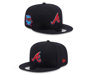 MLB Atlanta Braves New Era Navy 2023 Father's Day On-Field 9FIFTY Snapback Hat 2037
